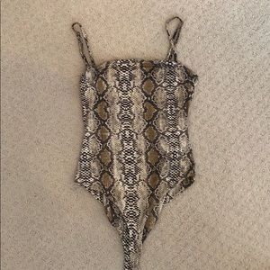 COPY - VINNY SNAKEPRINT BODYSUIT SNAKESKIN